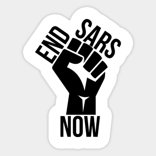 End SARS Now Sticker